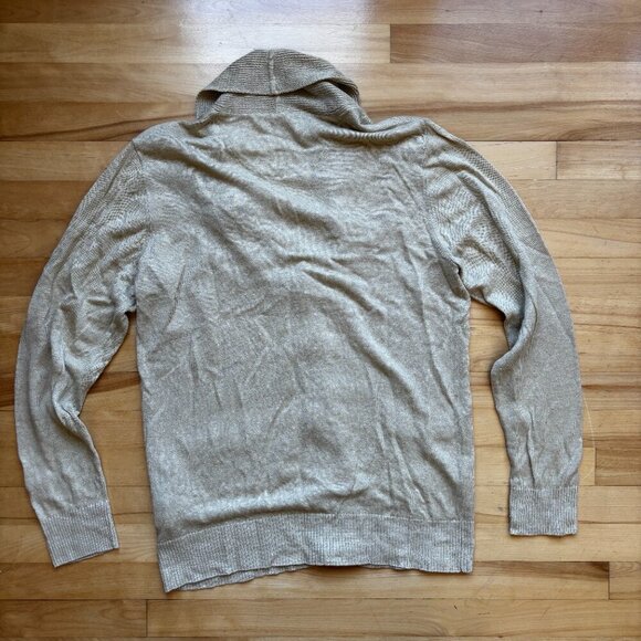 Burberry Black Label Men’s Beige Knit Cardigan - Size M - Picture 8 of 12